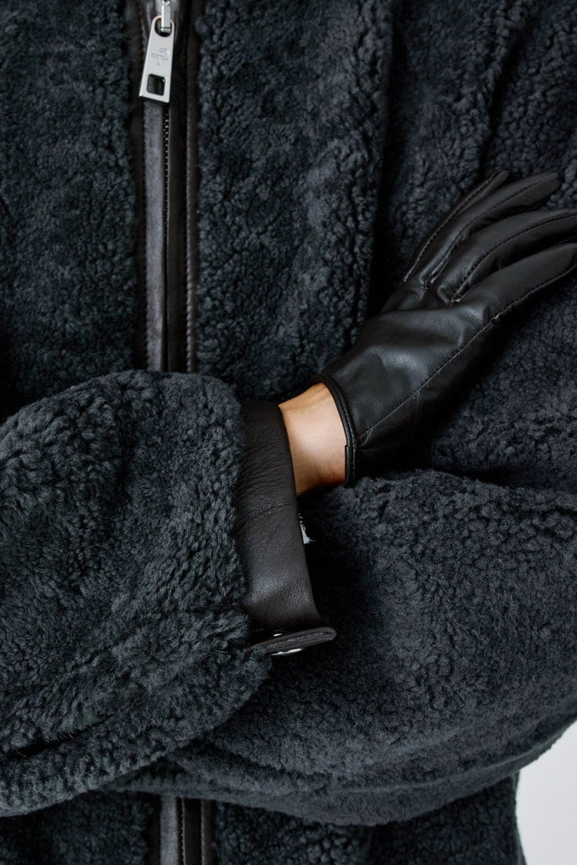 Leather Gloves - Dark Chocolate