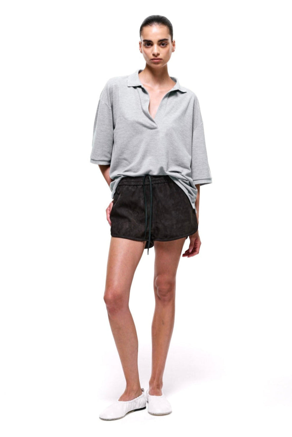 Speed Up Shorts | Suede – Dark Chocolate