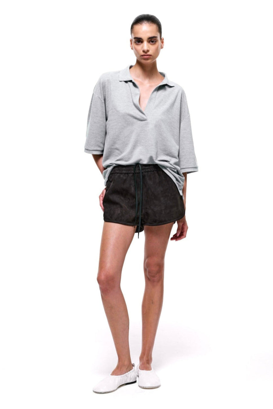 Speed Up Shorts | Suede – Dark Chocolate