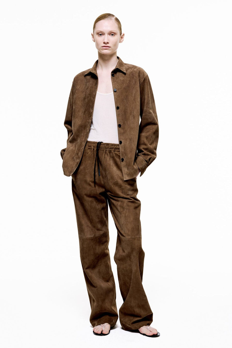 Lounge Pants II | Suede – Tobacco