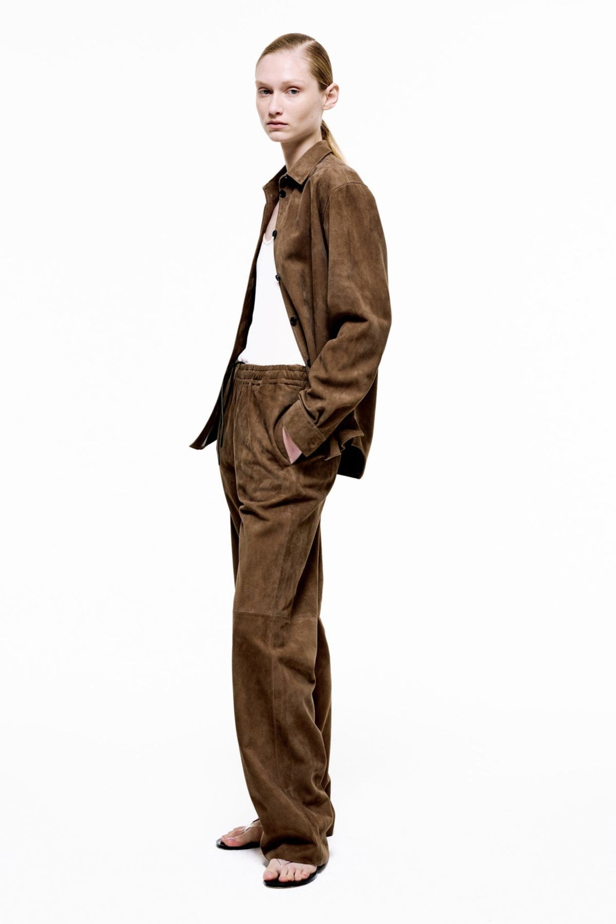 Lounge Pants II | Suede – Tobacco