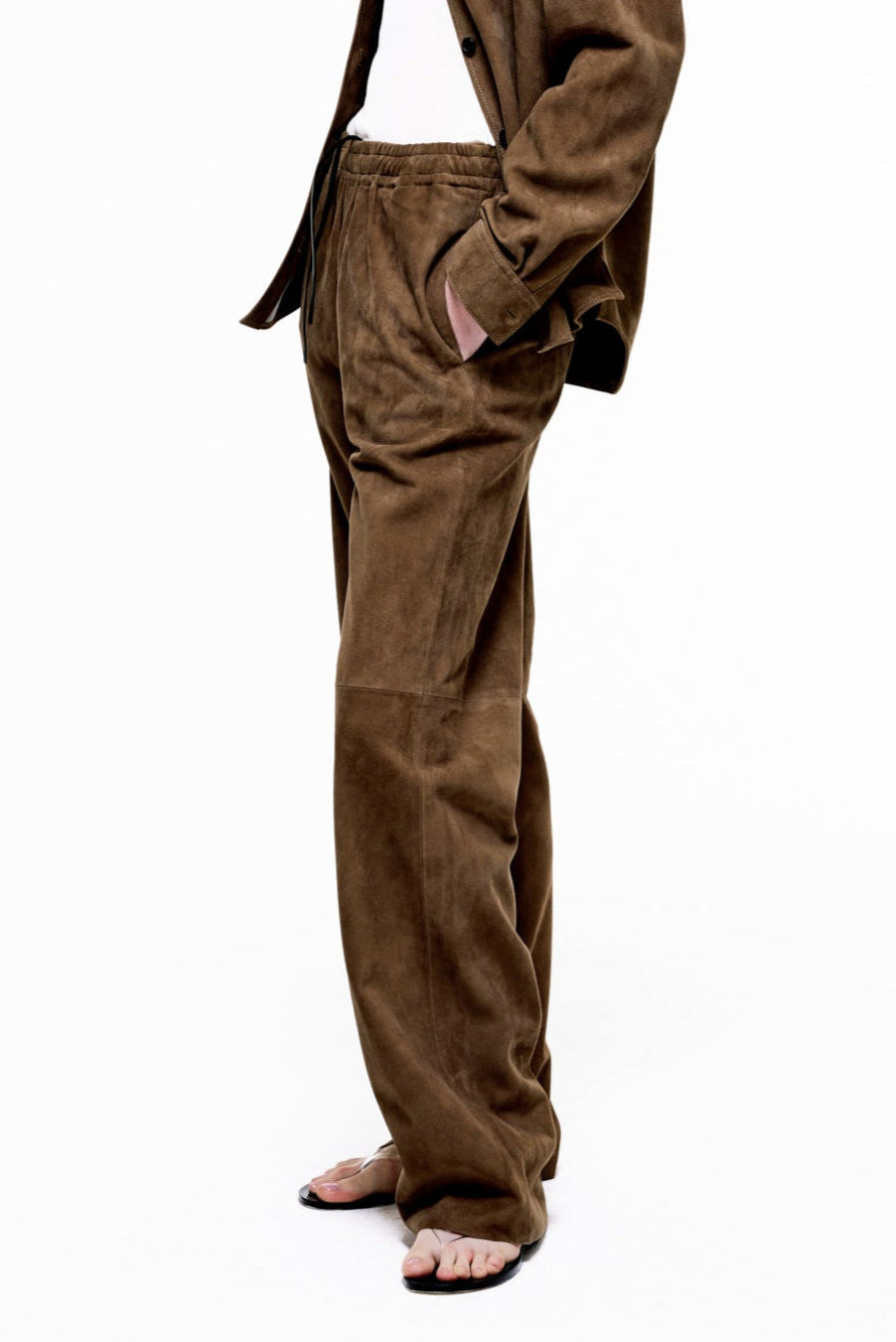 Lounge Pants II | Suede – Tobacco