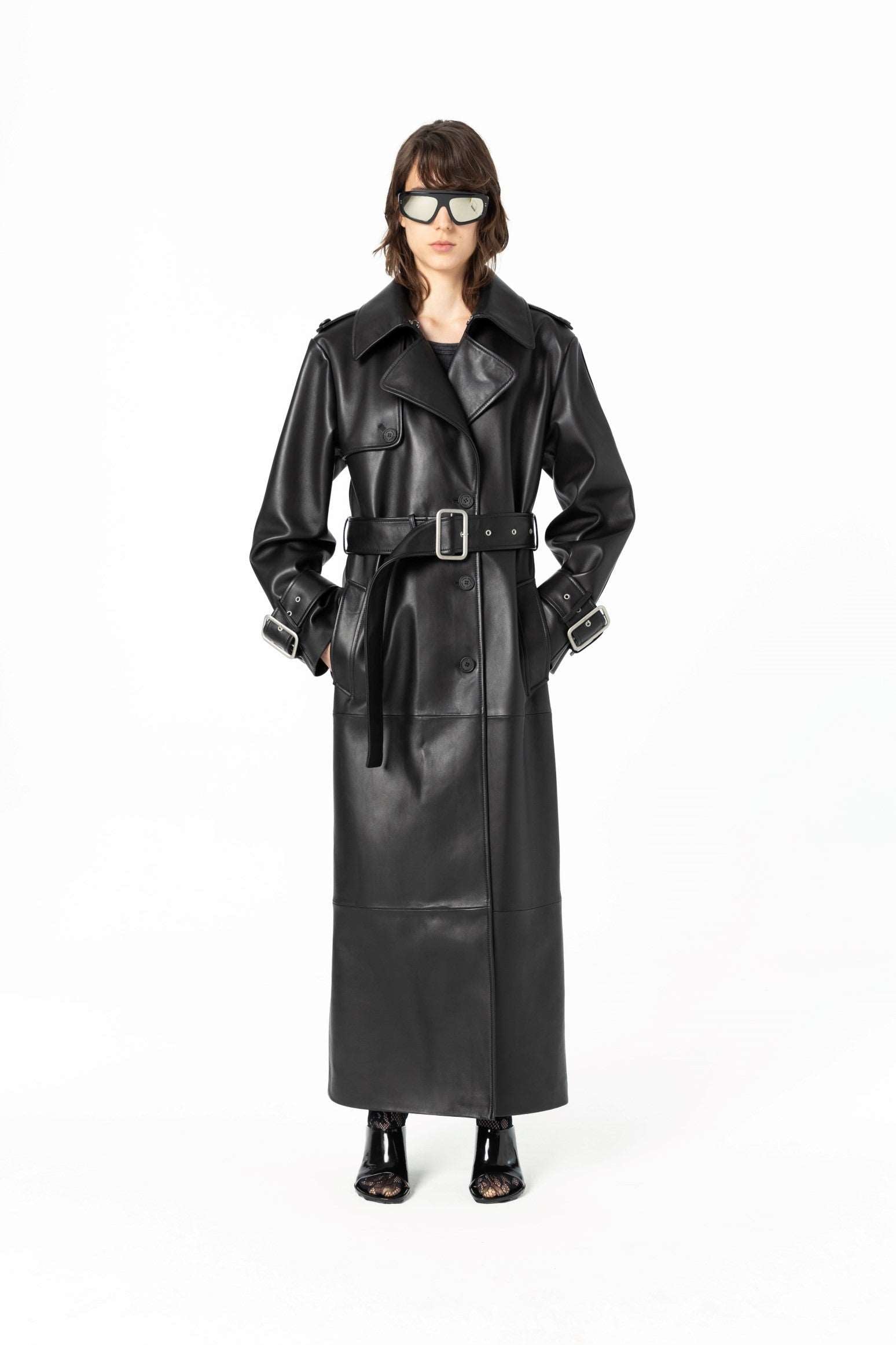 CHEEK TO CHEEK TRENCHCOAT