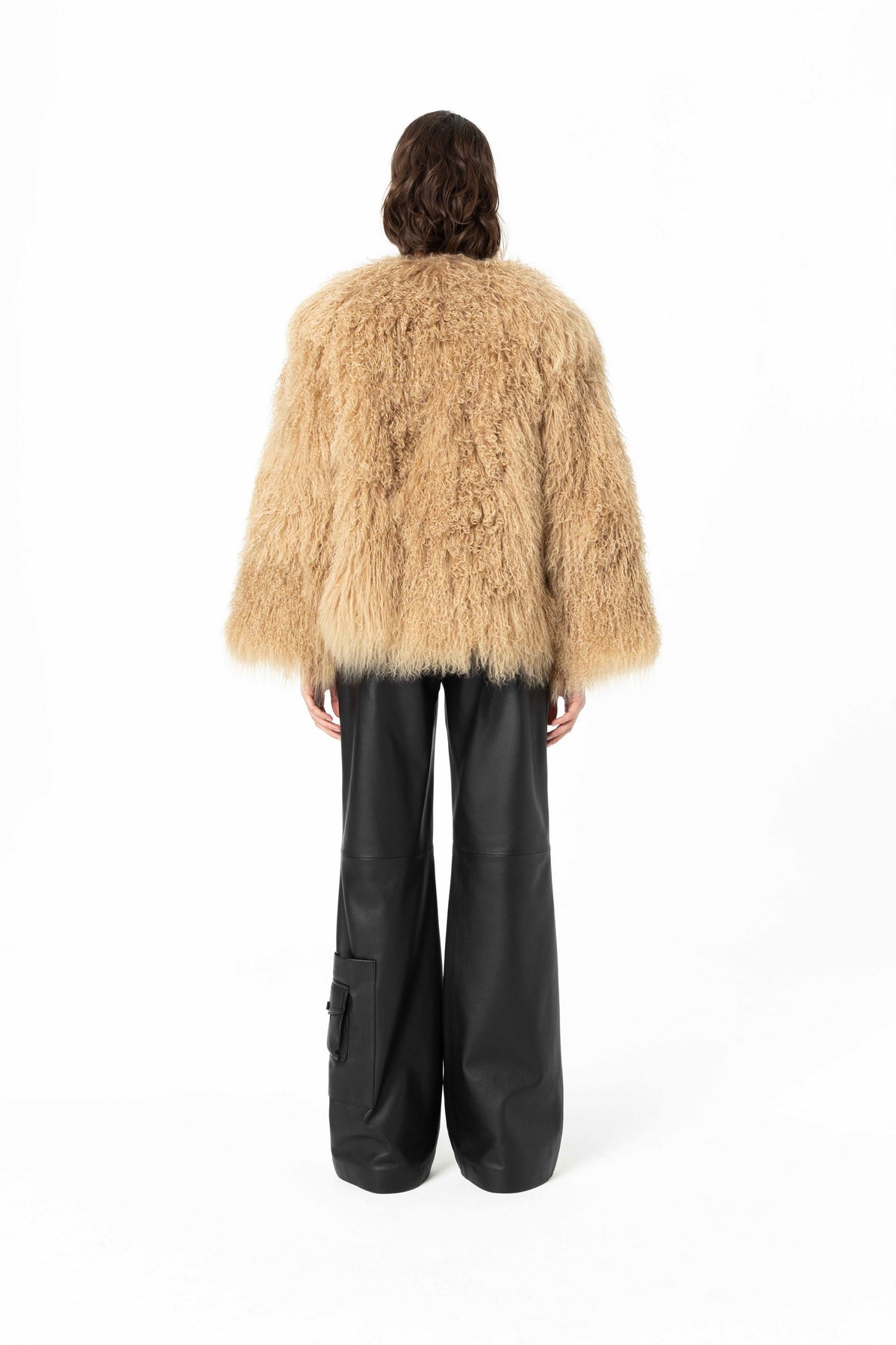 Kürklü Oversize Kısa Ceket