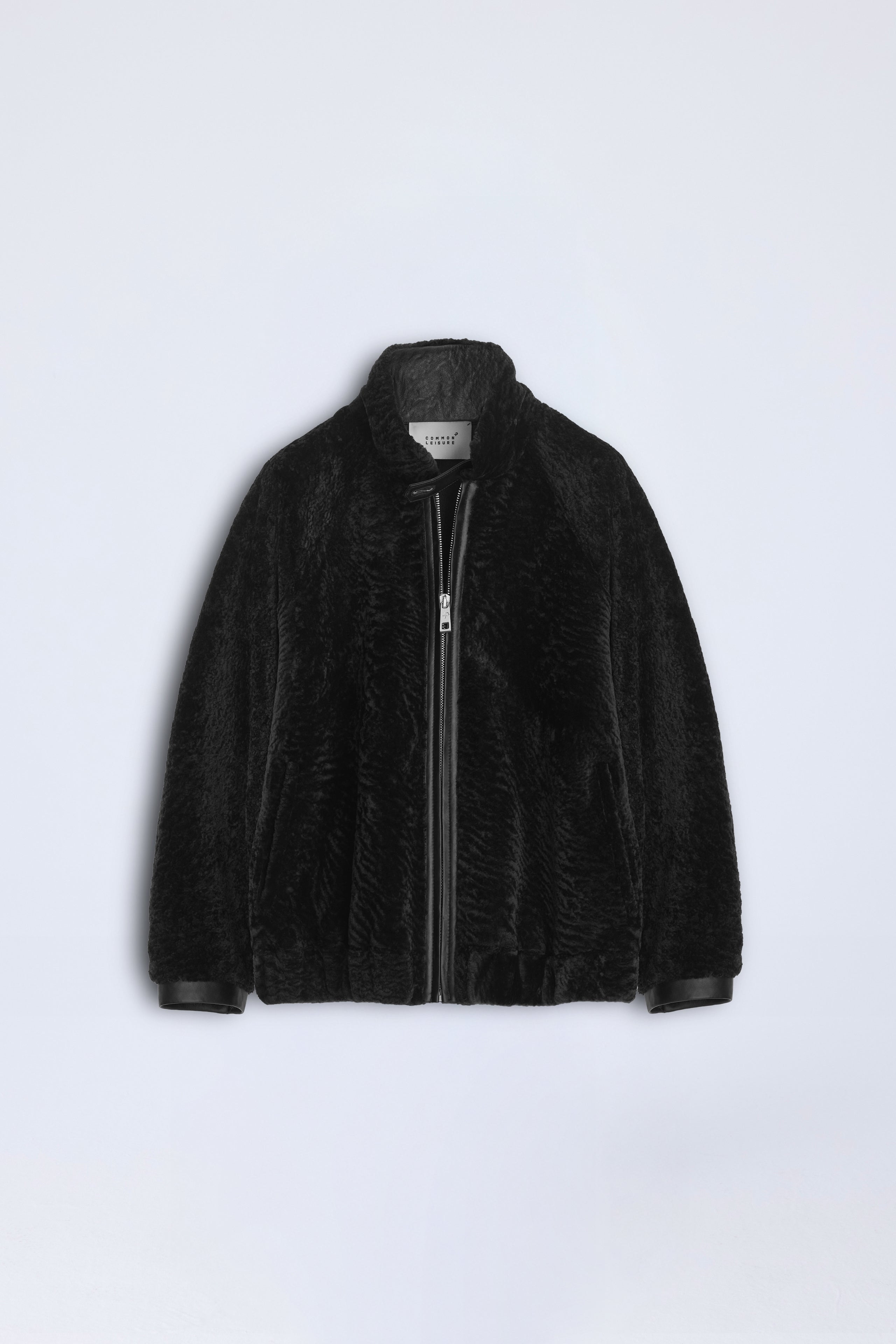 Whisper Outer Shearling Jacket - Black