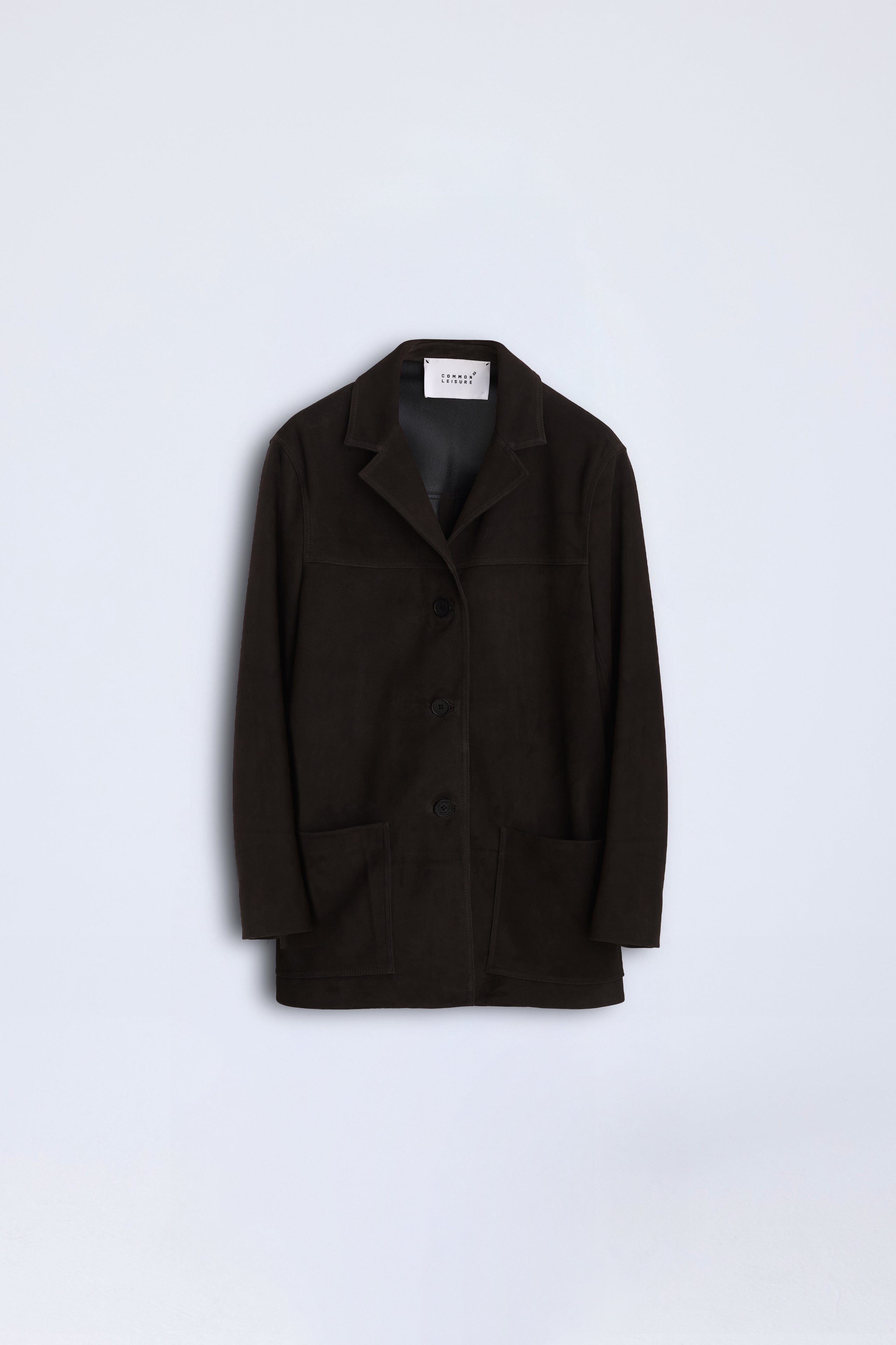 Suede Workwear Jacket - Burnt Oak