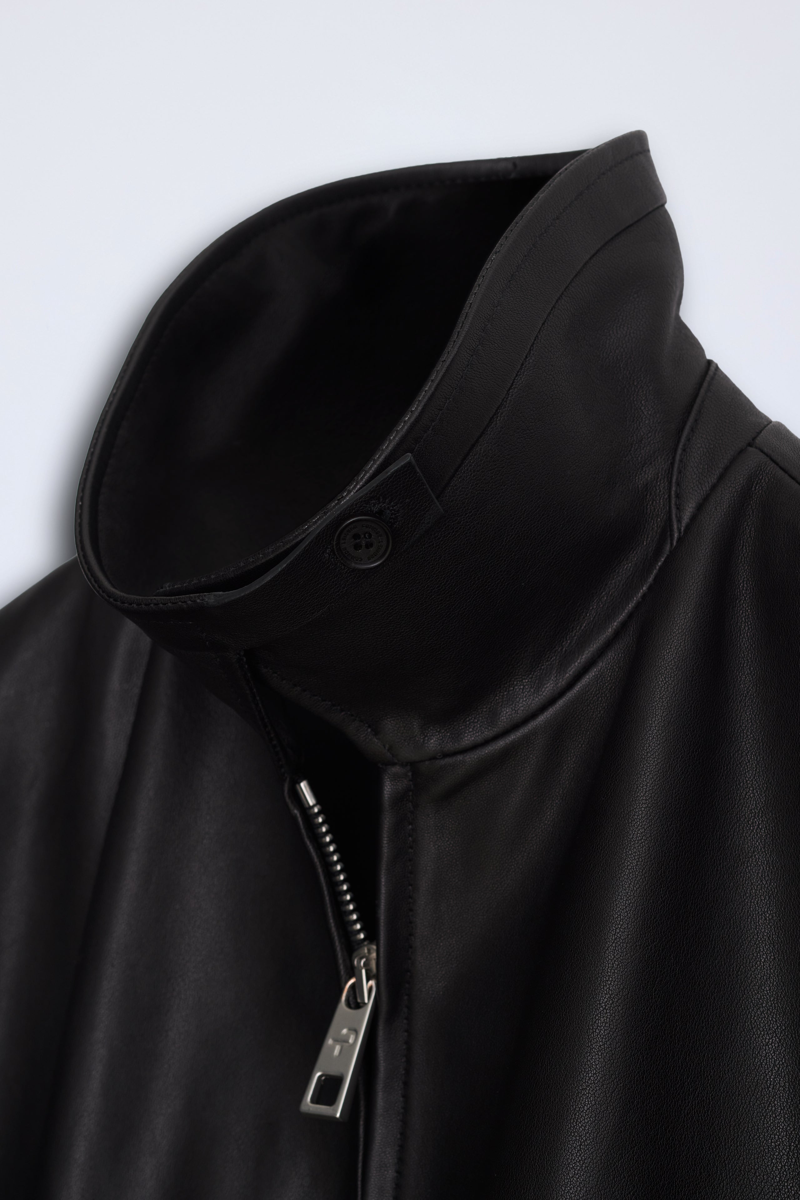 Drift Leather Jacket - Black