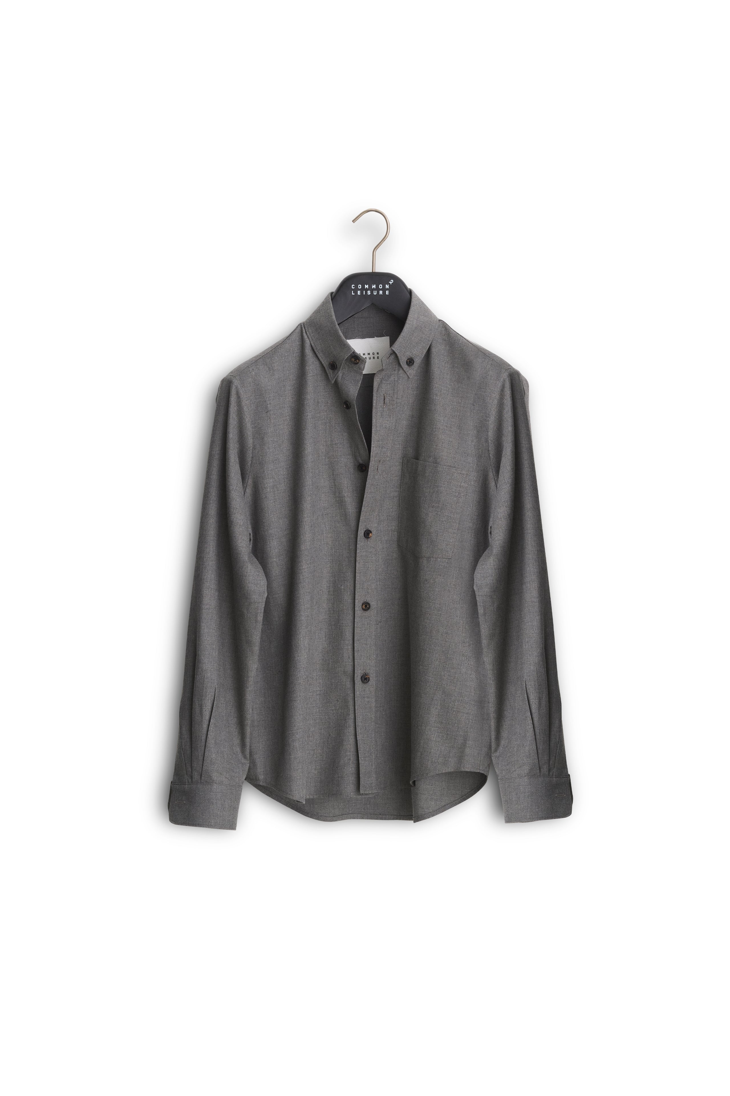Divine Shirt Soft Flannel - Grey Melange