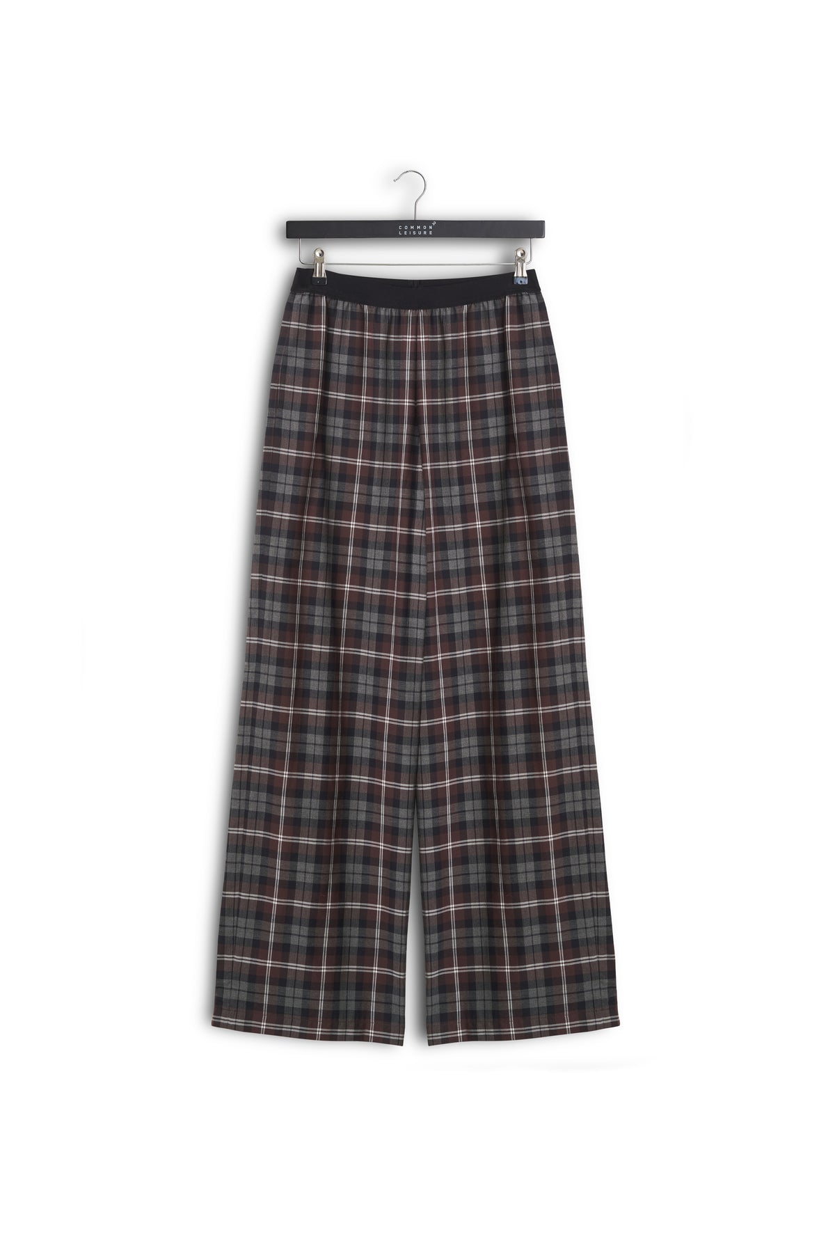 Lounge Pants | Plaid Flannel – Dark Brown