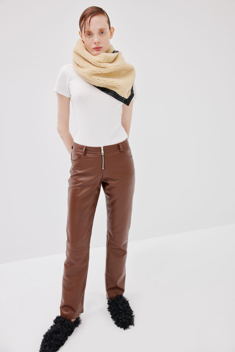 Home Everywhere Shearling Slippers | Olive