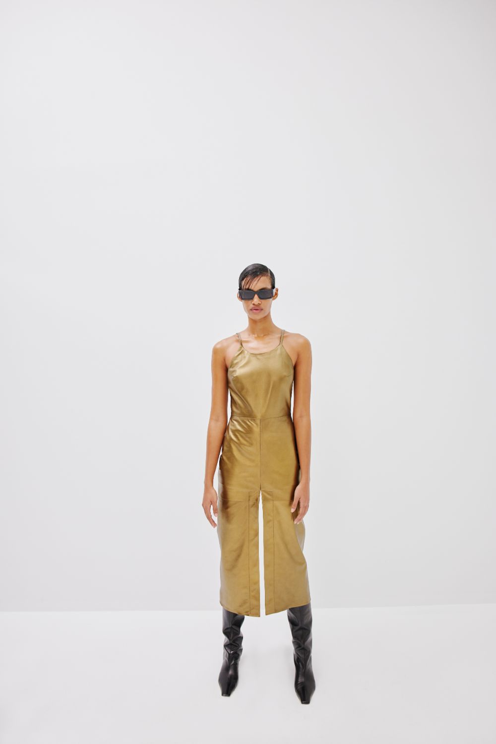 The Dress | Leather – Bronze