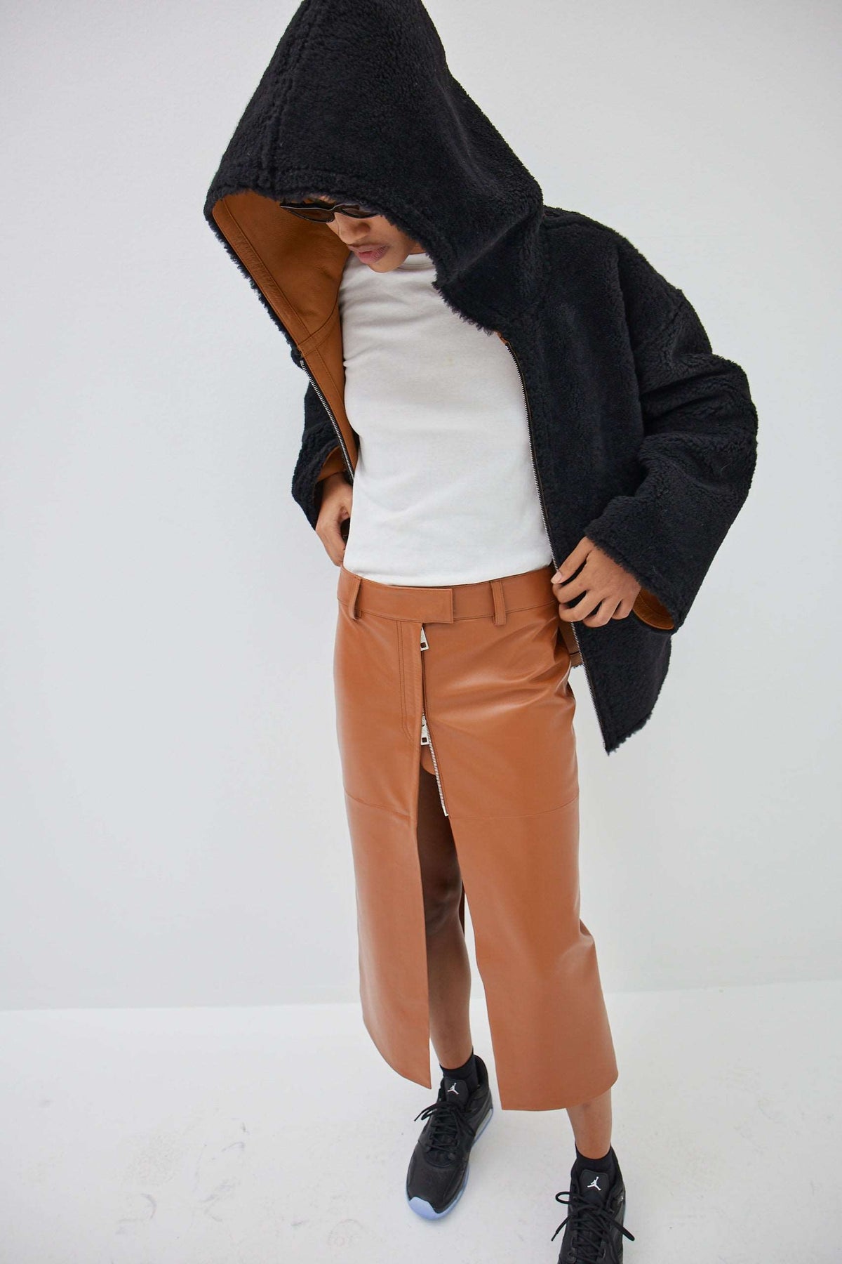 MUHAMMED ALI (DOUBLE SIDED) JACKET - BLACK & WHISKY