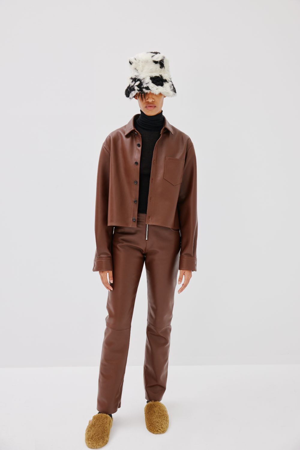 Home Everywhere Shearling Slippers - Olive