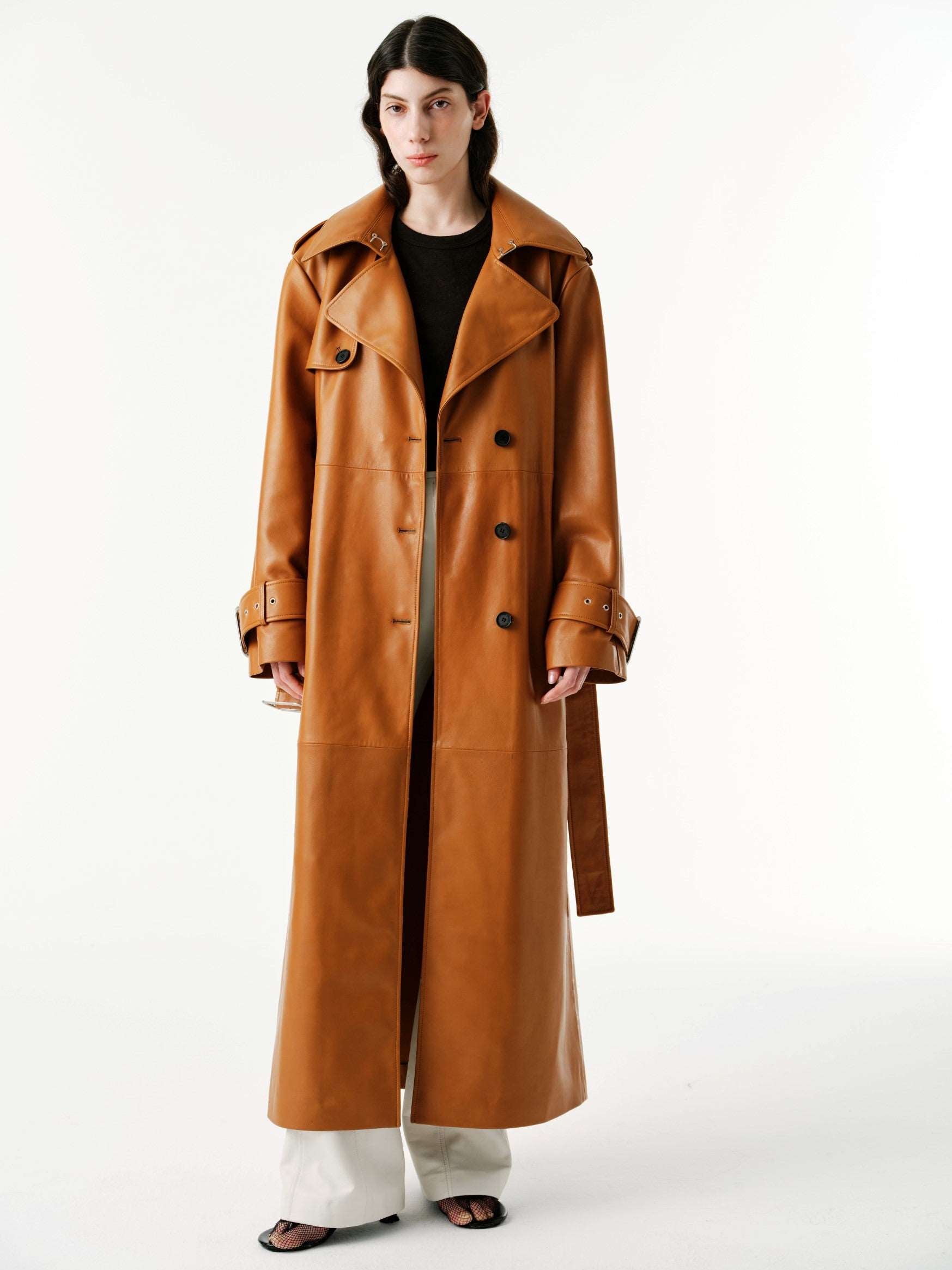 CHEEK TO CHEEK TRENCHCOAT