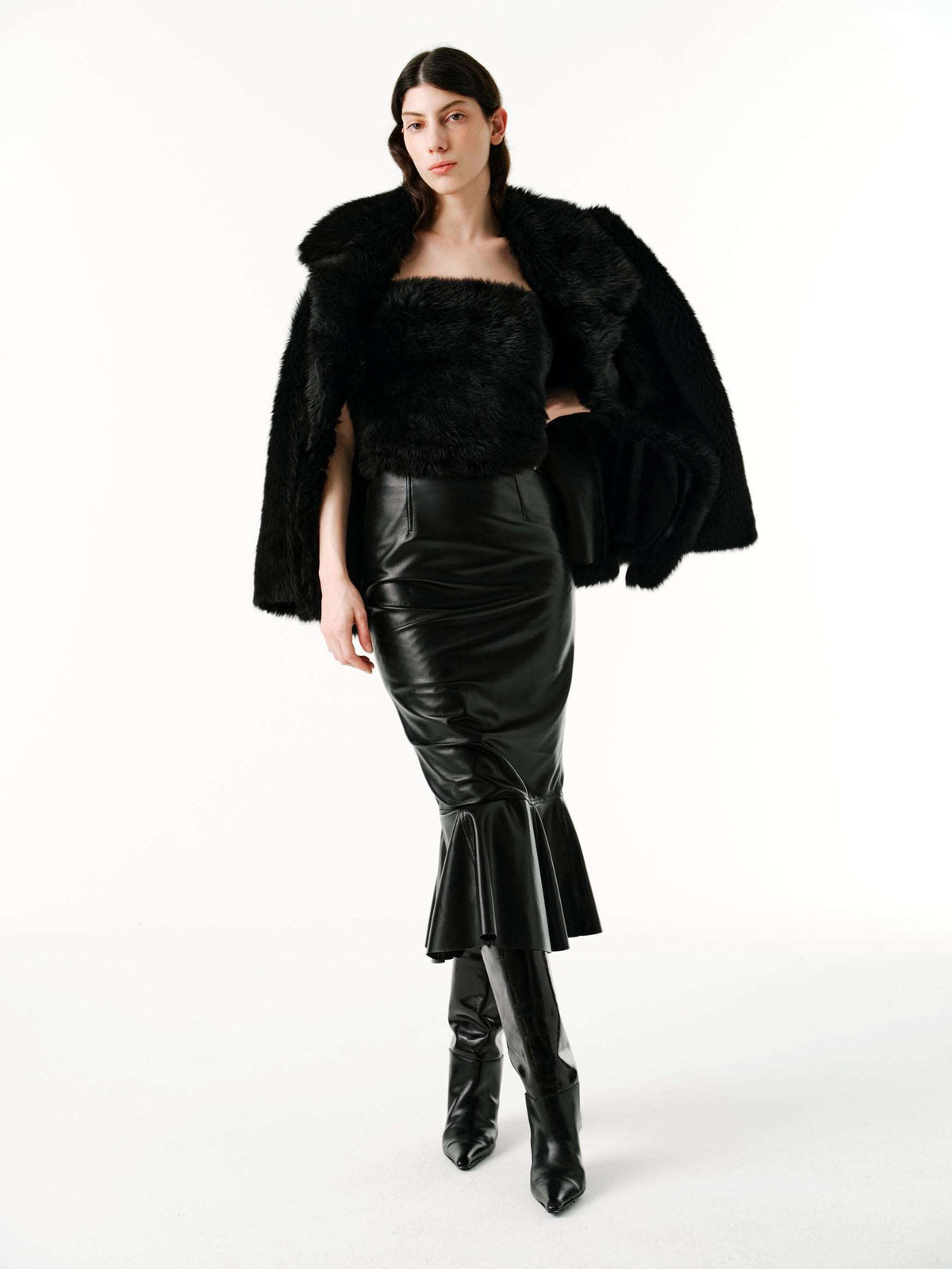 SANDGLASS SHEARLING JACKET