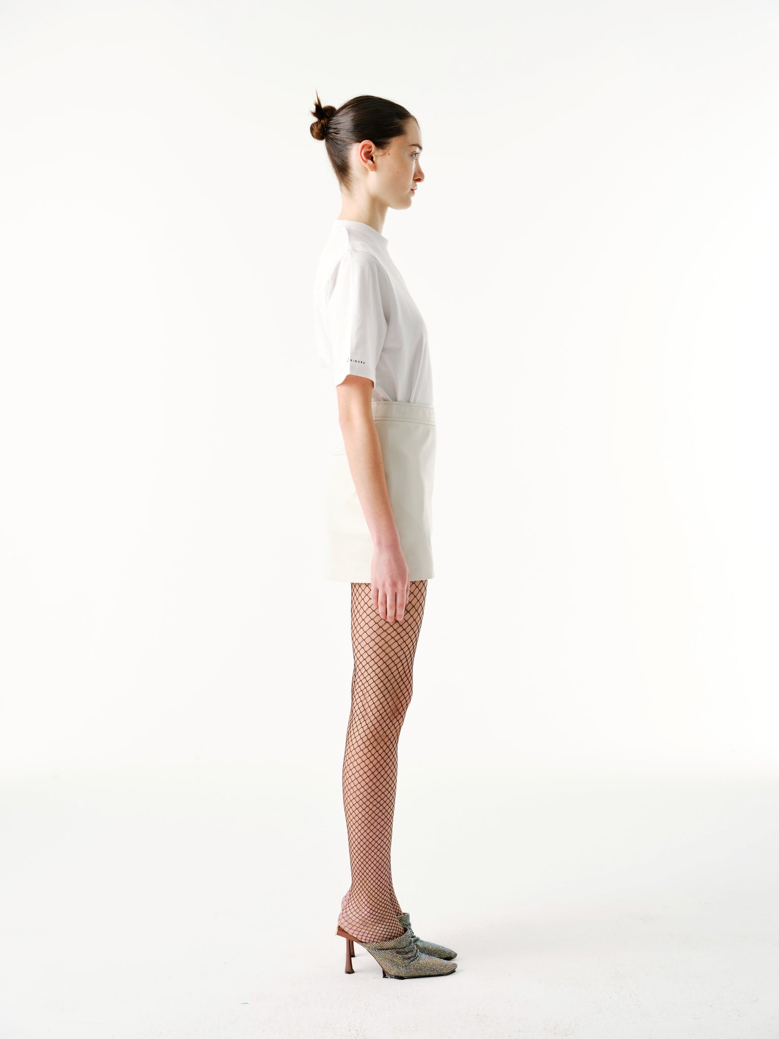 Mini Skirt - Oyster White