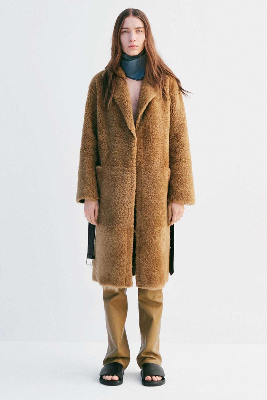 Love Coat | Icelandic Merino Shearling – Olive