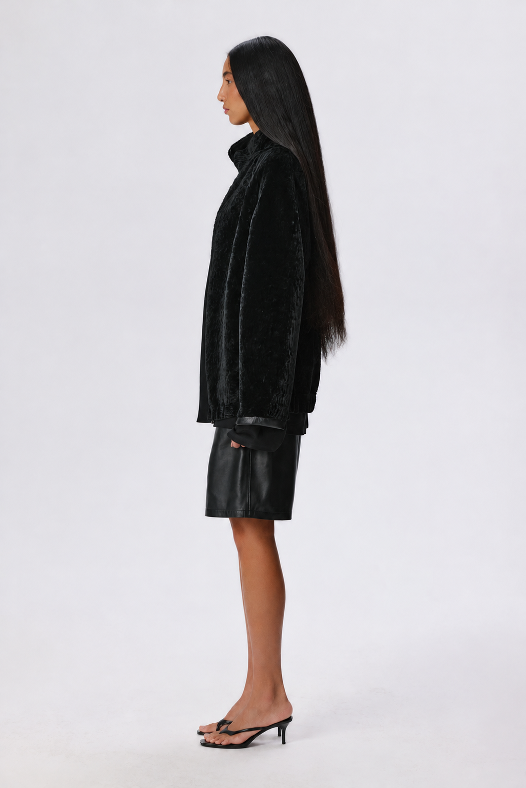 Whisper Jacket X | Cosmos Shearling - Black