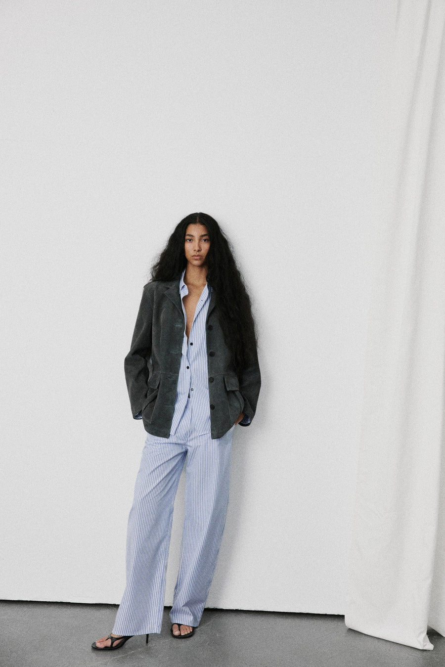 Suede Workwear X Jacket | Graphite