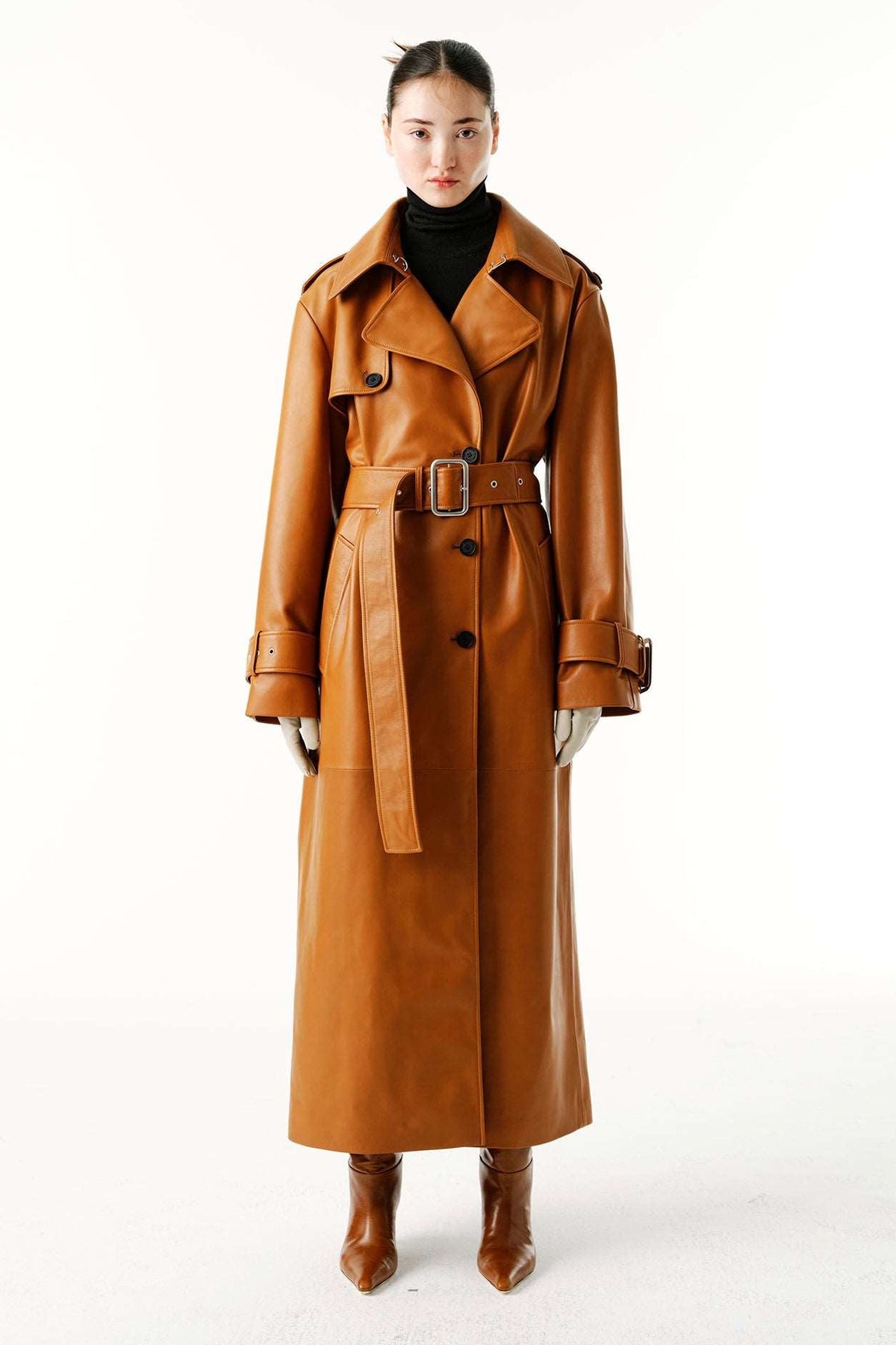 CHEEK TO CHEEK TRENCHCOAT
