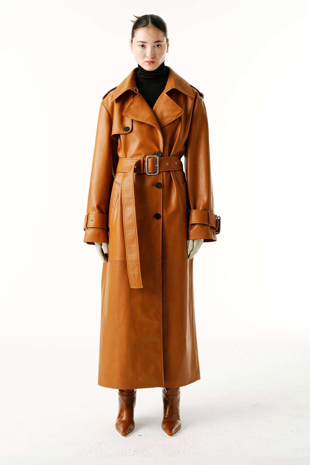 CHEEK TO CHEEK TRENCHCOAT