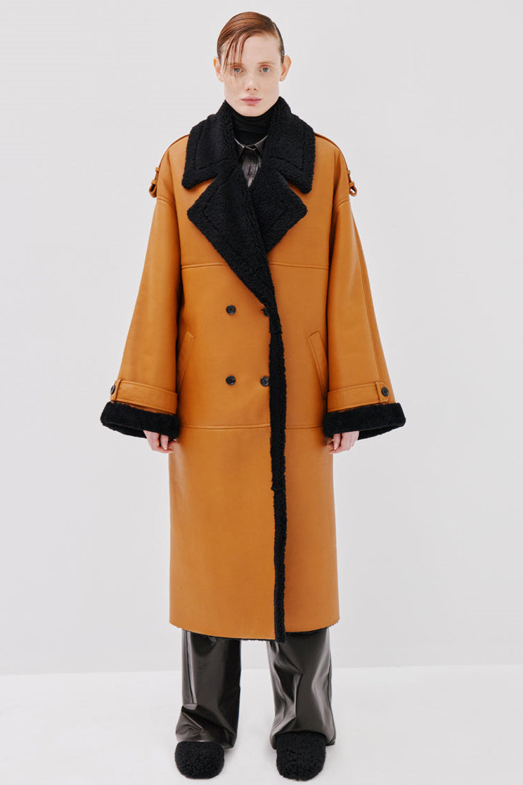 "Grace" Coat - Whisky