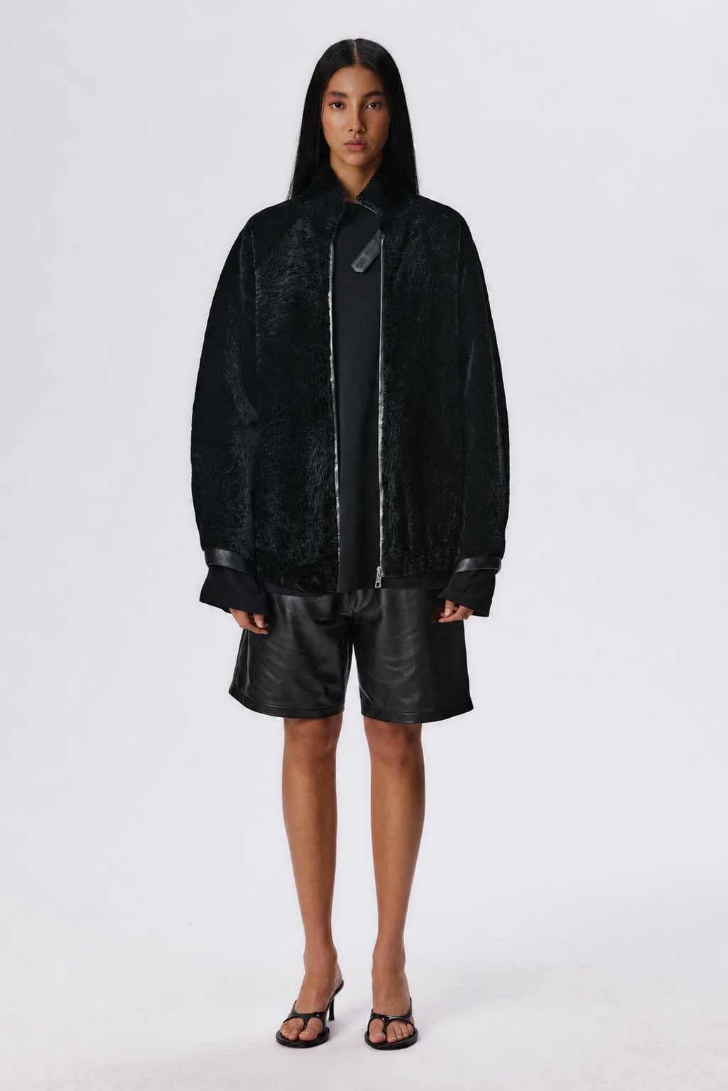 Whisper Jacket X | Cosmos Shearling - Black