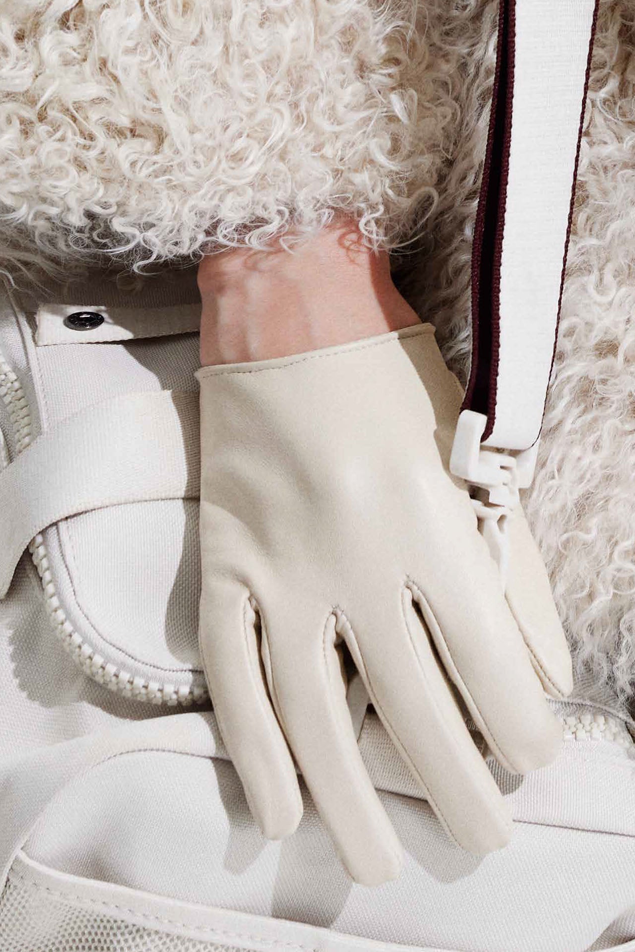 Leather Gloves - Burgundy