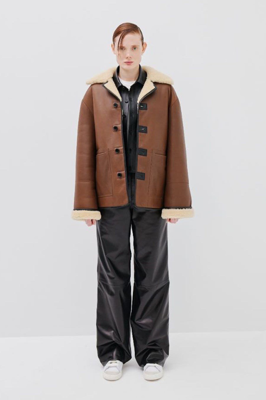 "Angel" Double Sided Jacket - Almond