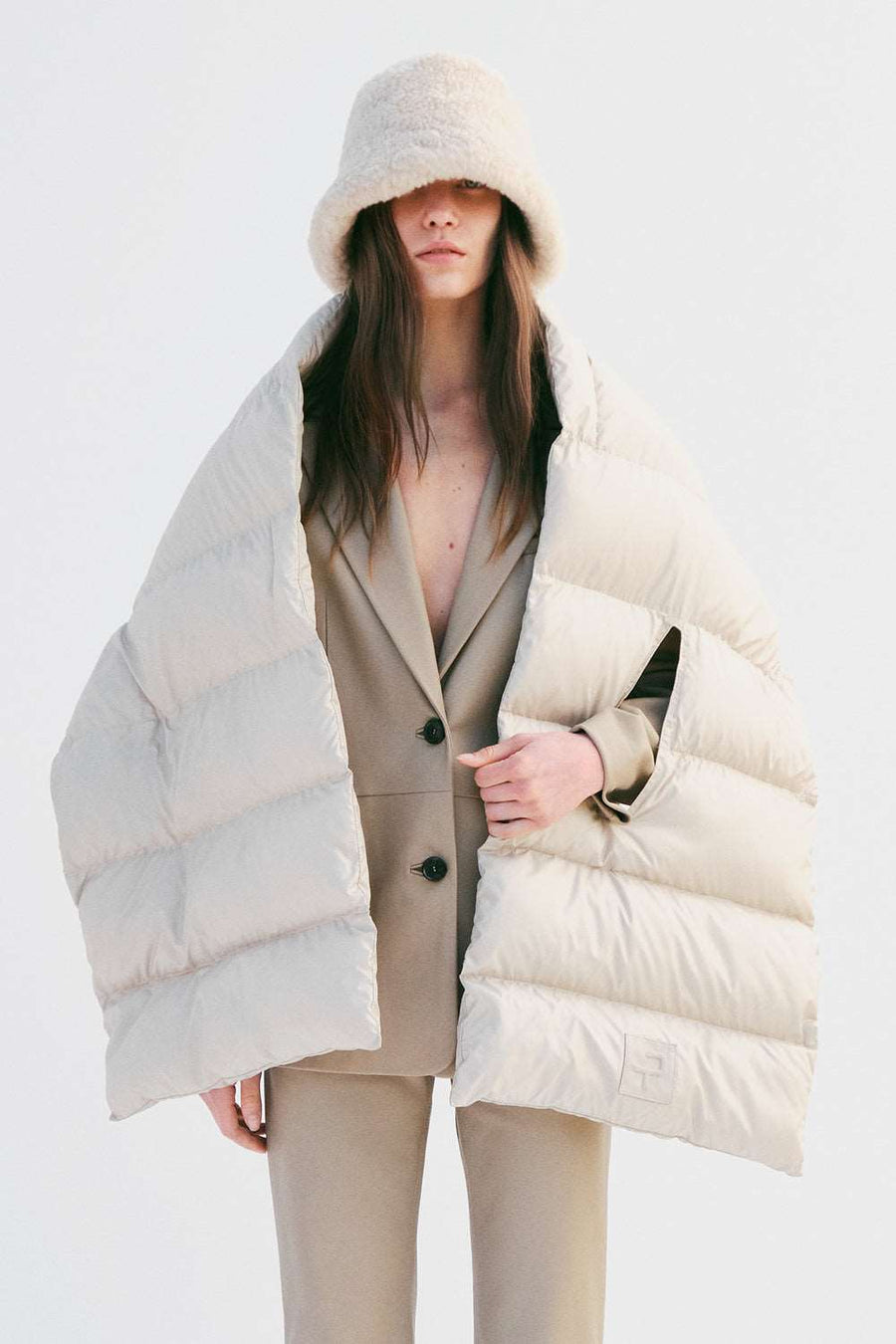 Puffer Blanket - Bamboo Beige