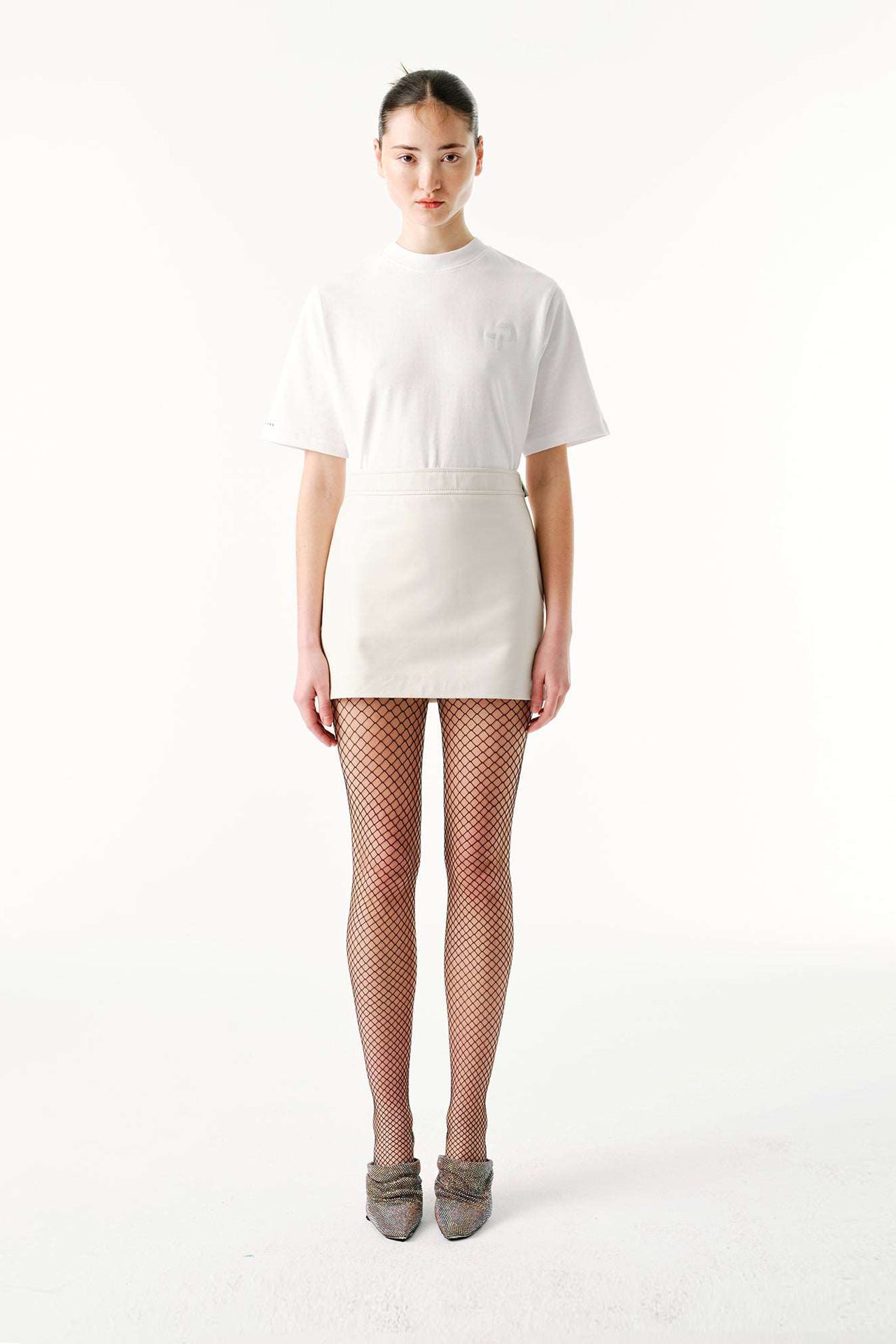 Mini Skirt - Oyster White