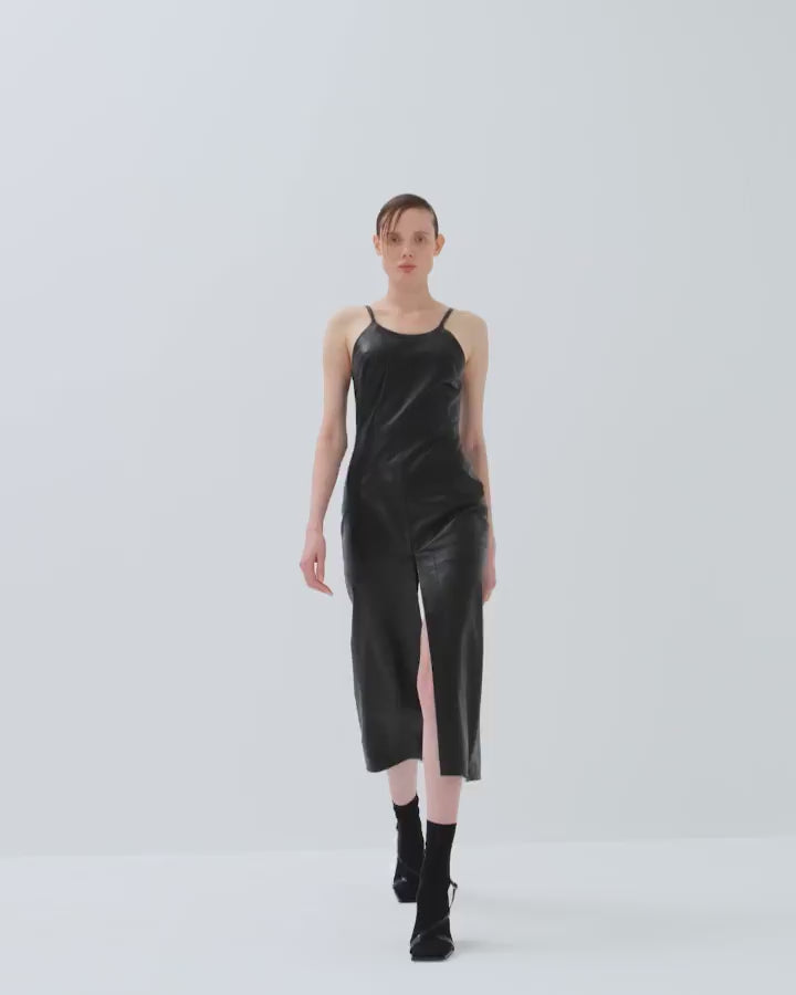 The Dress | Leather – Black