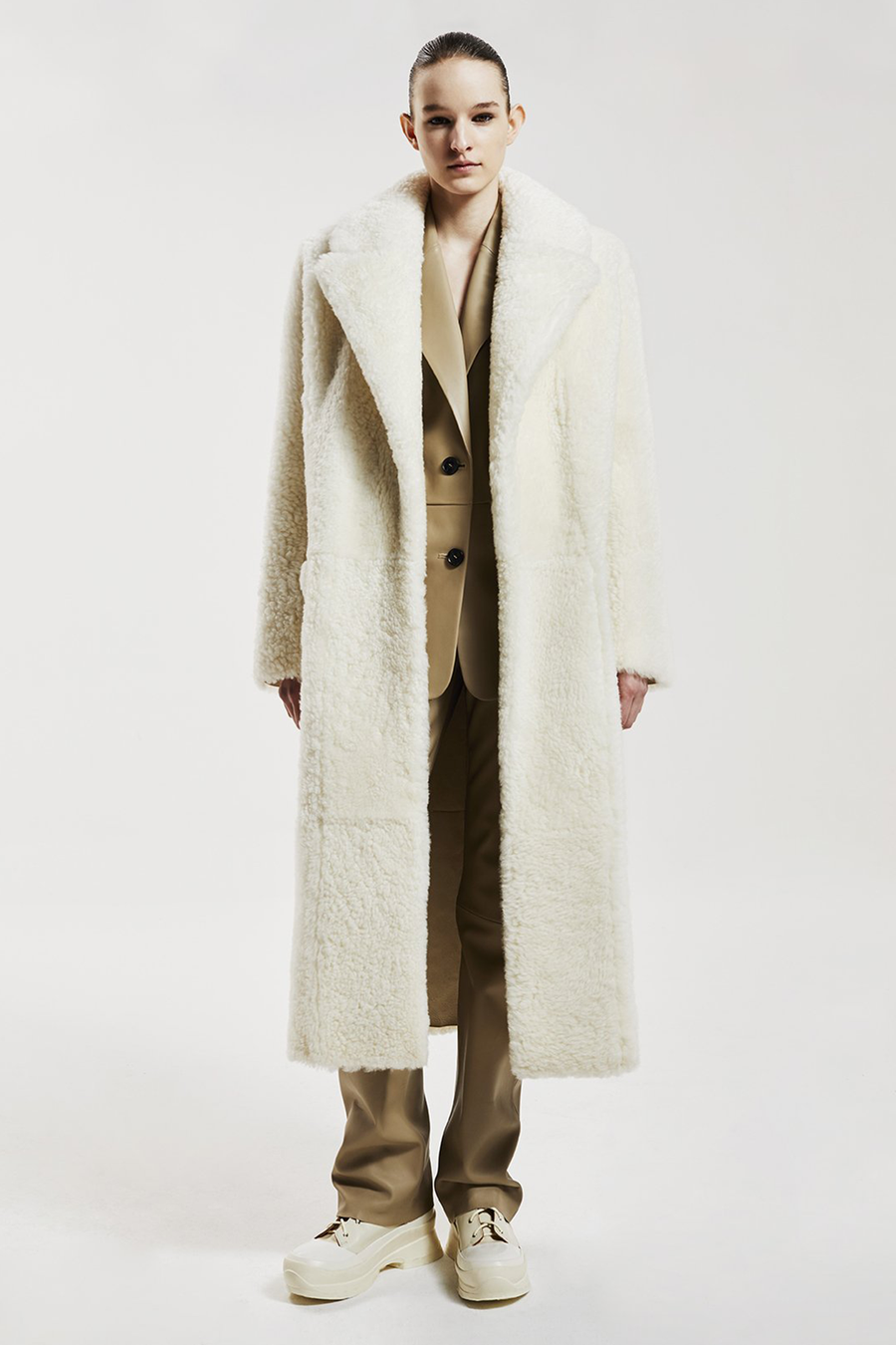 "Love" Shearling Coat