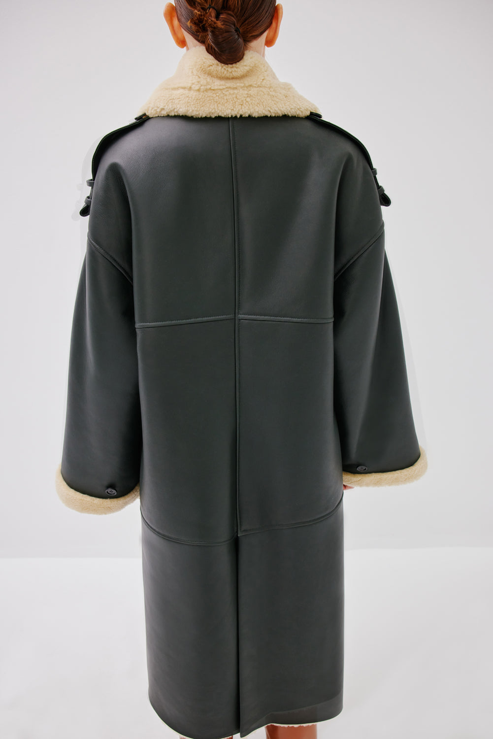 "Grace" Coat - Dark Green - Common Leisure 