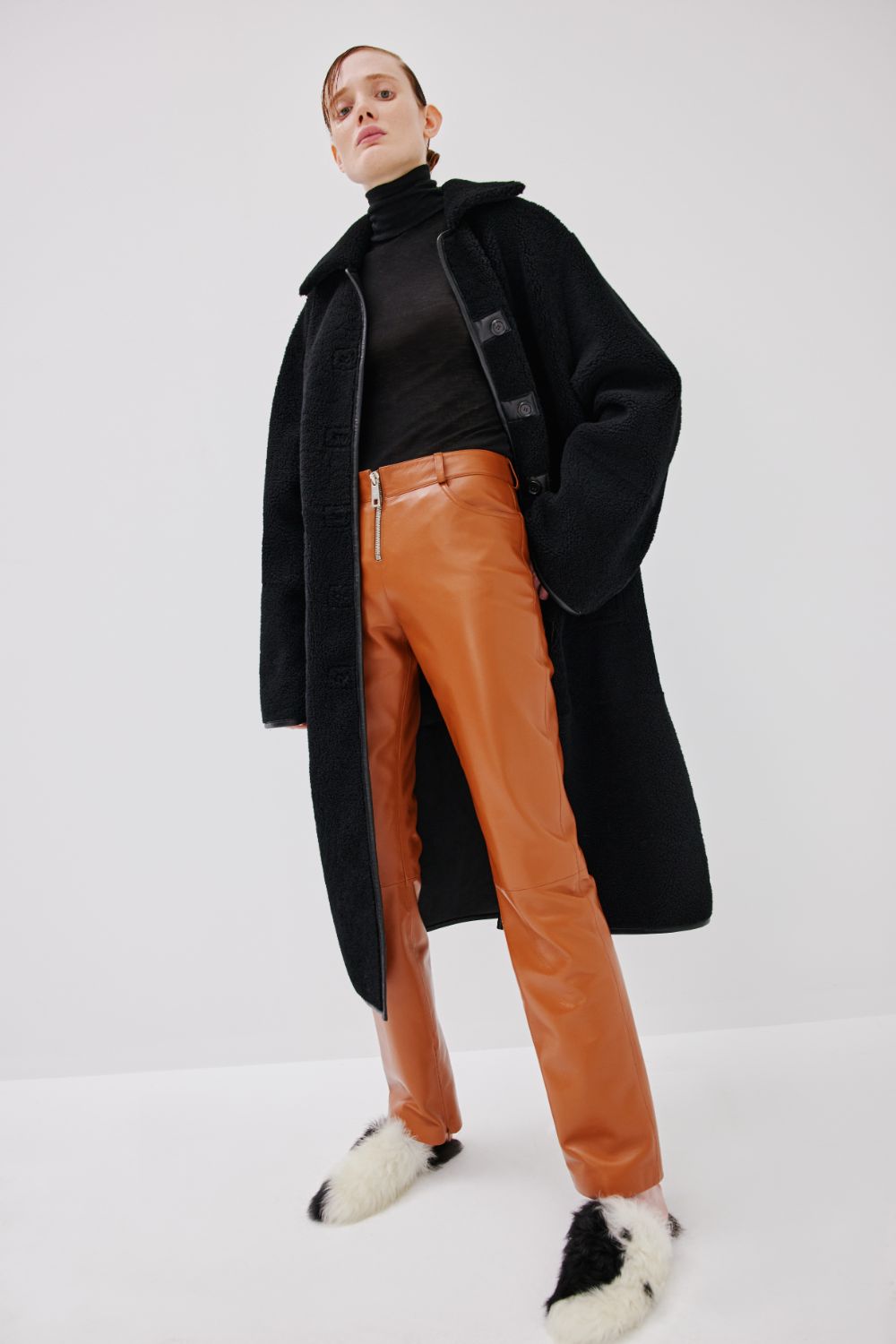 "Angel" Coat (Double-Sided) - Black - Common Leisure 