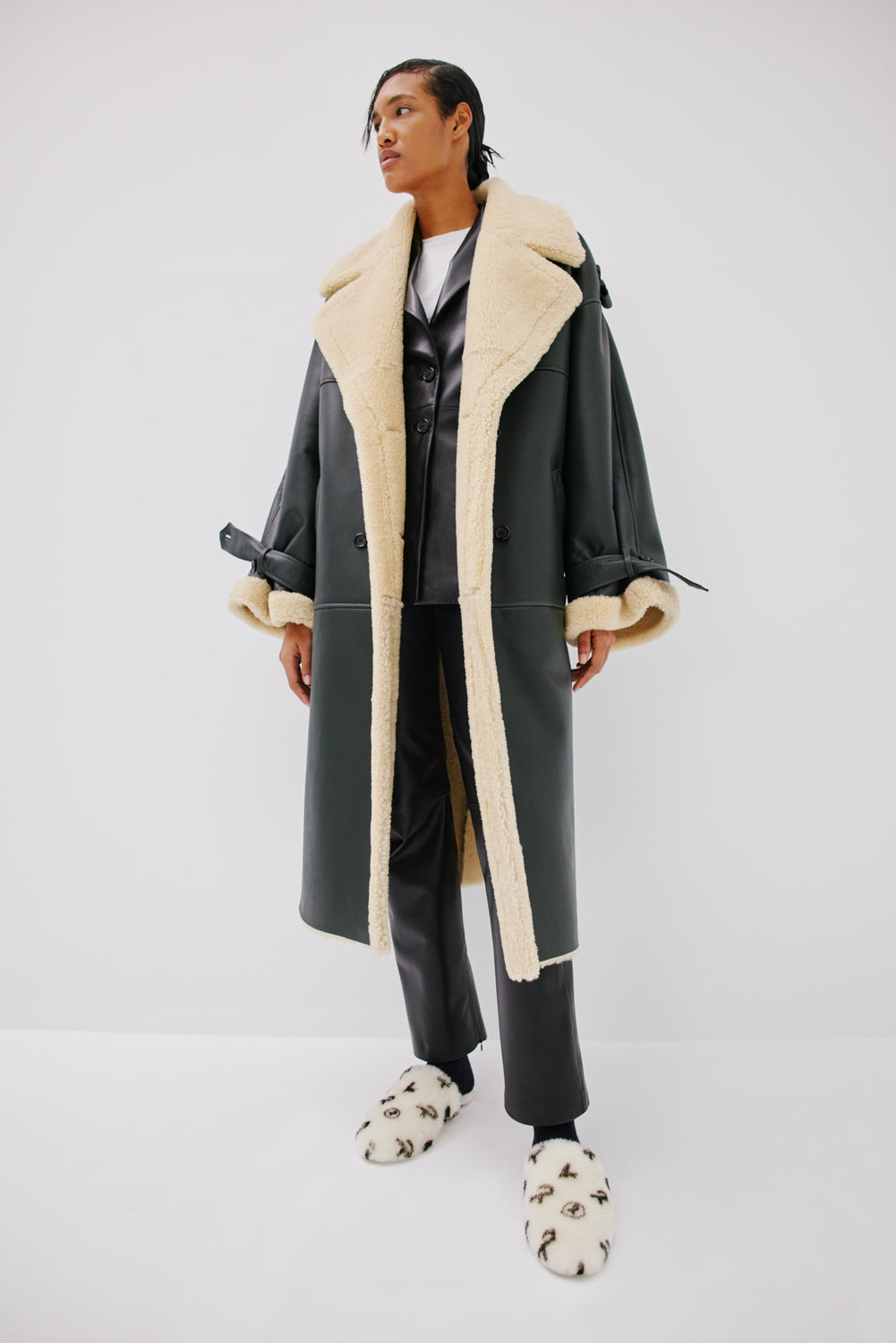 "Grace" Coat - Dark Green - Common Leisure 