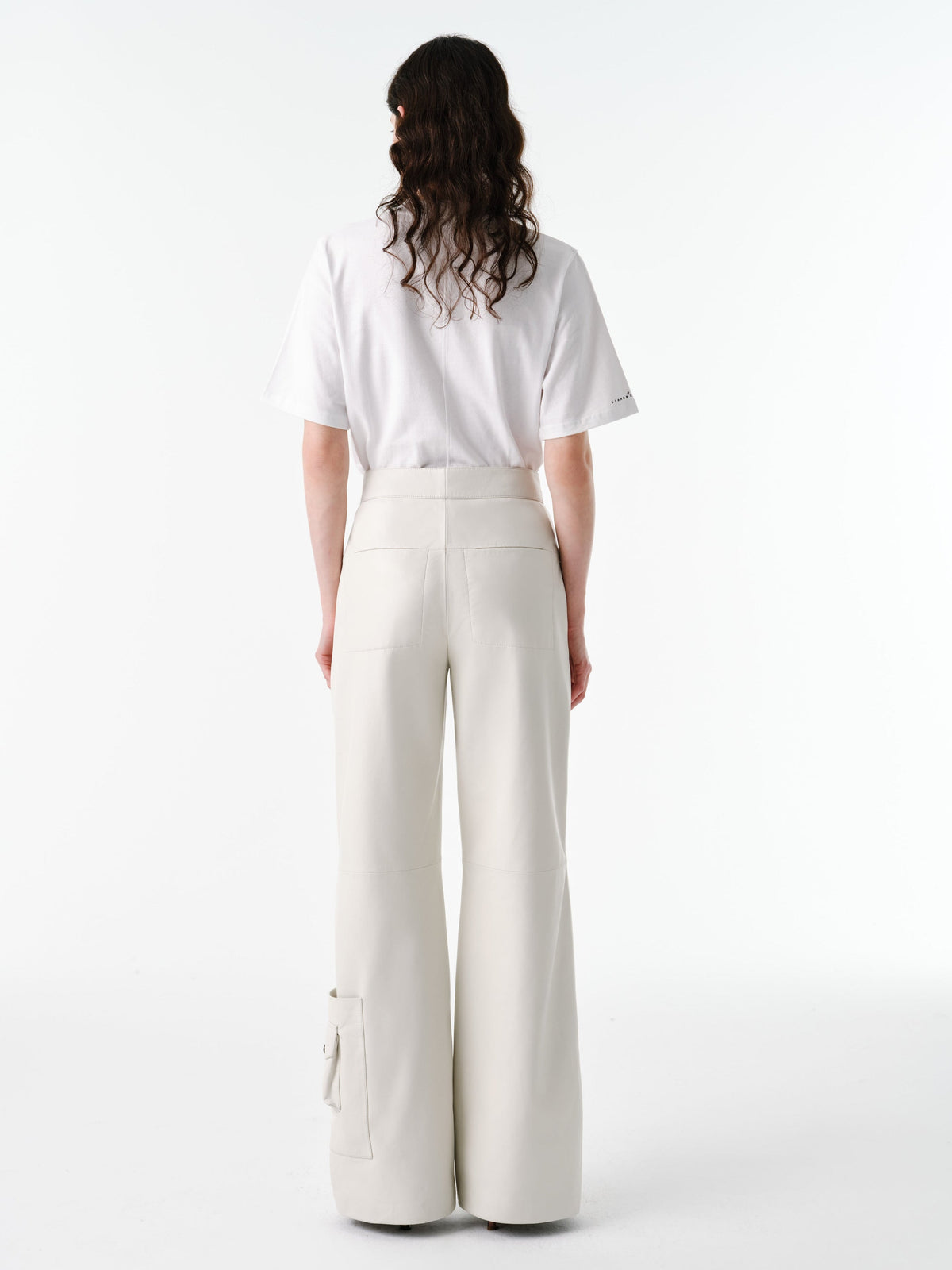 Lounge Pants | Leather – Oyster White