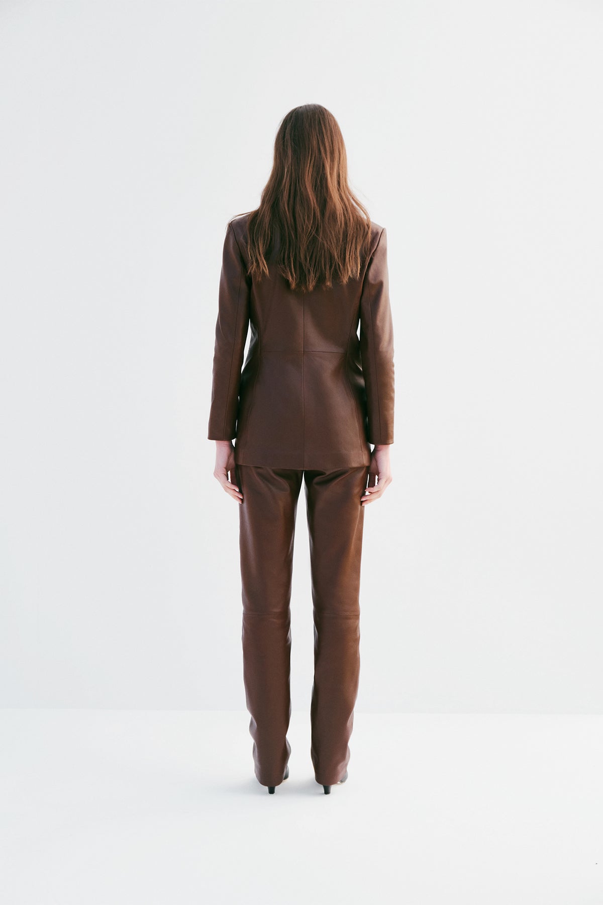 Classic Blazer Suit Jacket - Chestnut - Common Leisure