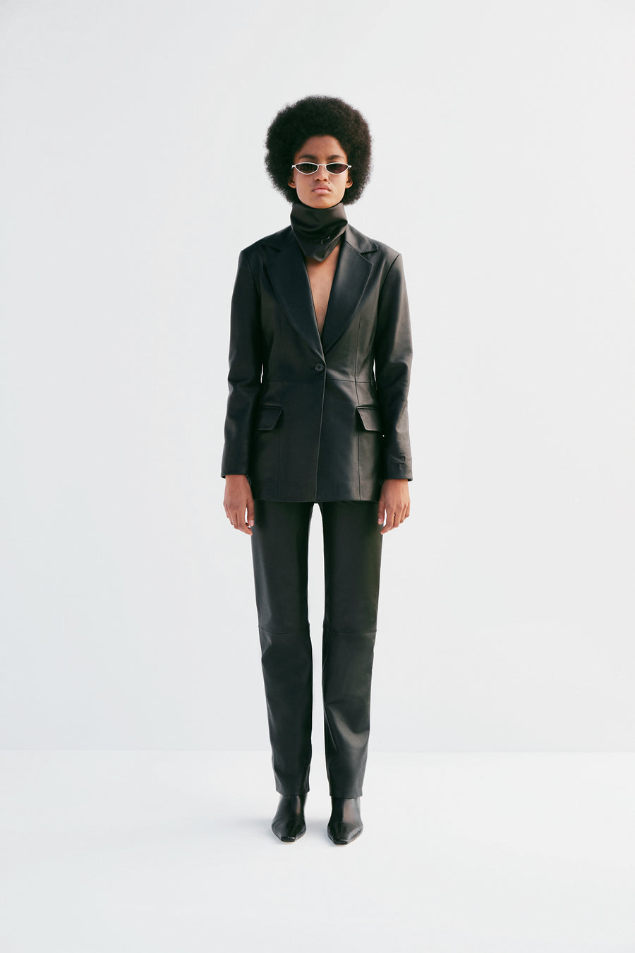Classic Blazer Suit Jacket - Black