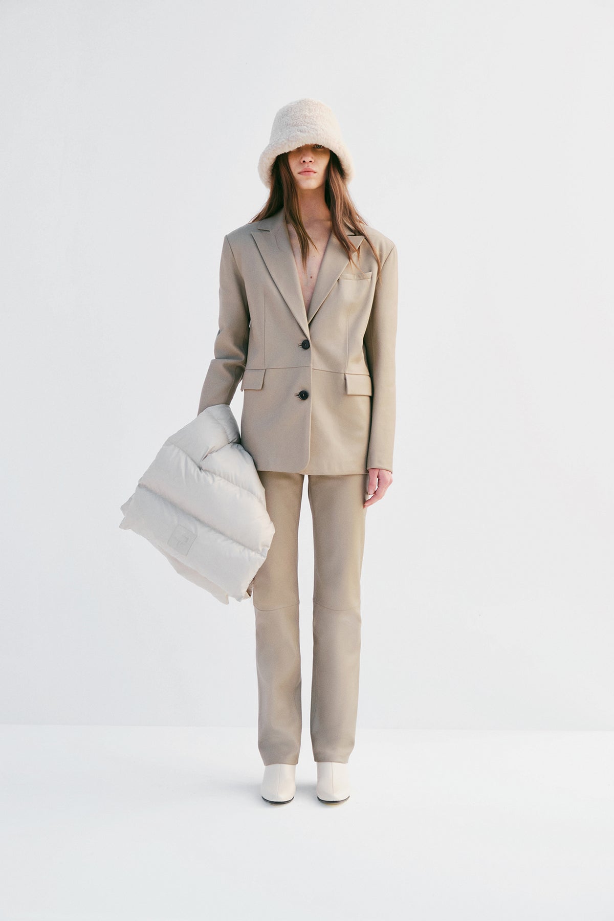 Power Suit Blazer - Bamboo Beige - Common Leisure