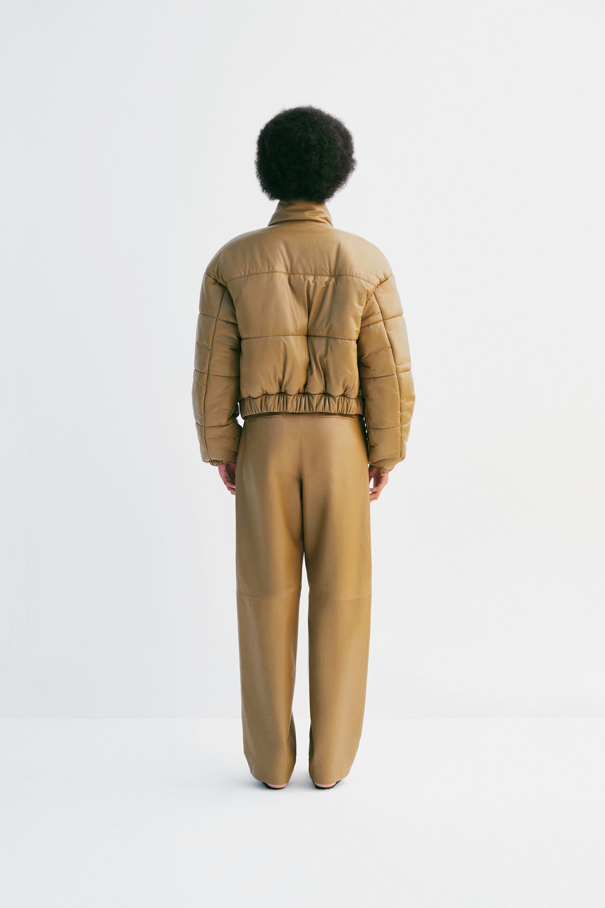 "All Time" Mini Puffer Jacket - Olive - Common Leisure 