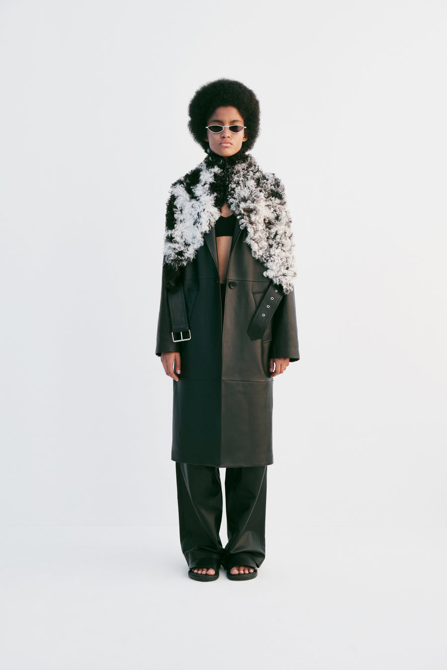 "You & Me" Trench Coat - Black